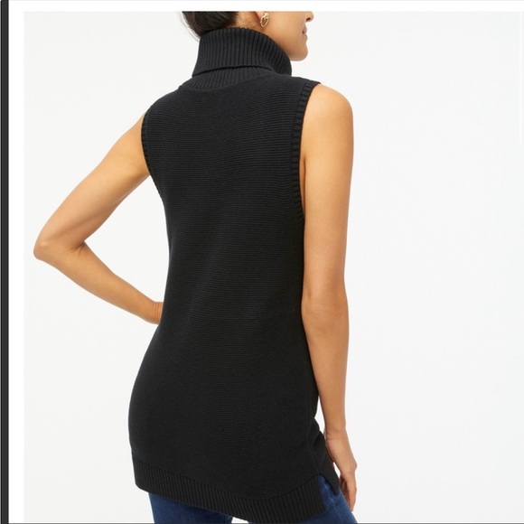 NWT - J. Crew Sleeveless Turtleneck Sweater - Picture 3 of 6